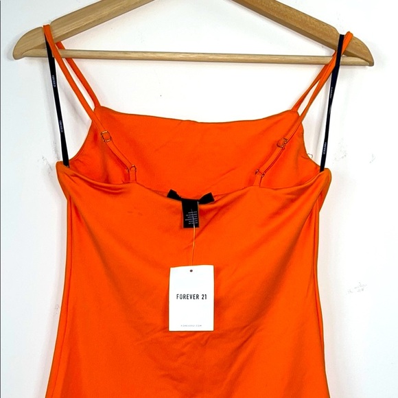 Forever 21 Orange Spaghetti Strap Mini Dress - Picture 6 of 6